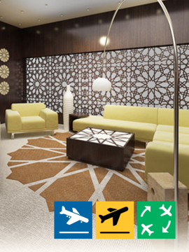 Royal Majlis- VIP Terminal - Departure from Abu Dhabi International Airport