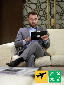 VIP Terminal Diamond Lounge - Transfer Abu Dhabi  (1 Member Guest) 